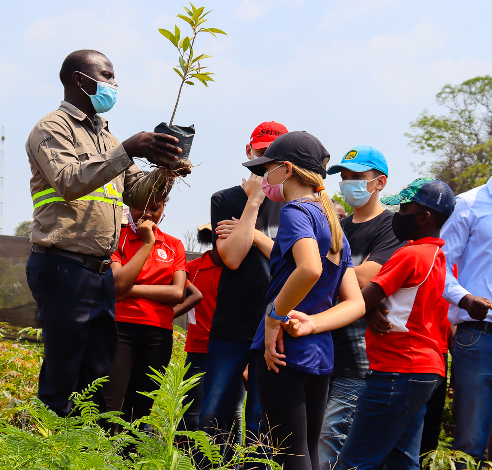 MINE SCHOOLS TOUR KALUMBILA TREE NURSERY