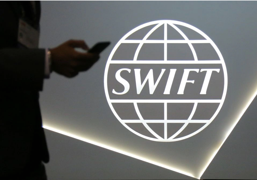EU AND US AGREE TO CUT SOME RUSSIAN BANKS OFF FROM SWIFT