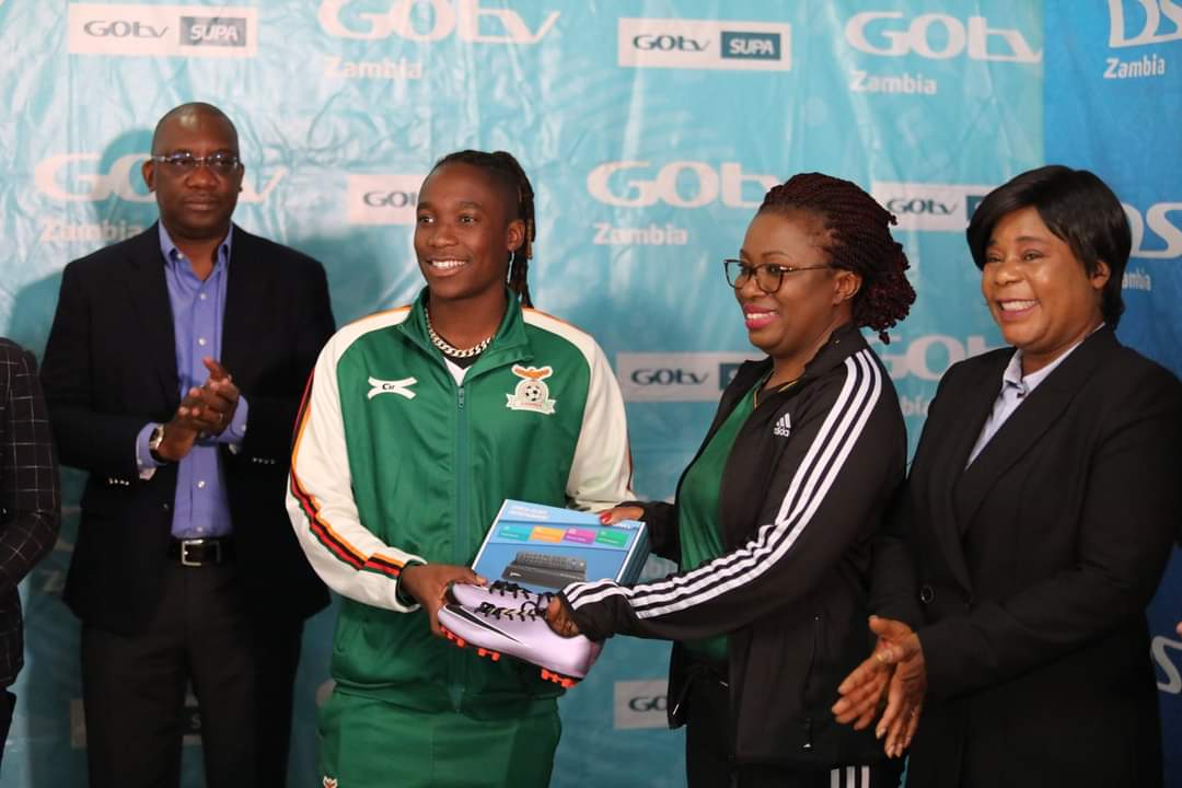 COPPER QUEENS GIFTED DECODERS AND BOOTS BY MULTI-CHOICE ZAMBIA