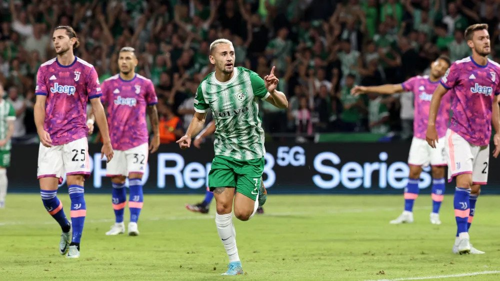 JUVENTUS EMBARRASSED BY MACCABI HAIFA IN CHAMPIONS LEAGUE
