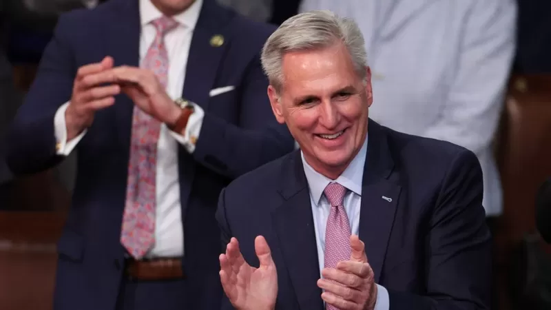 Kevin McCarthy elected US House Speaker amid angry scenes