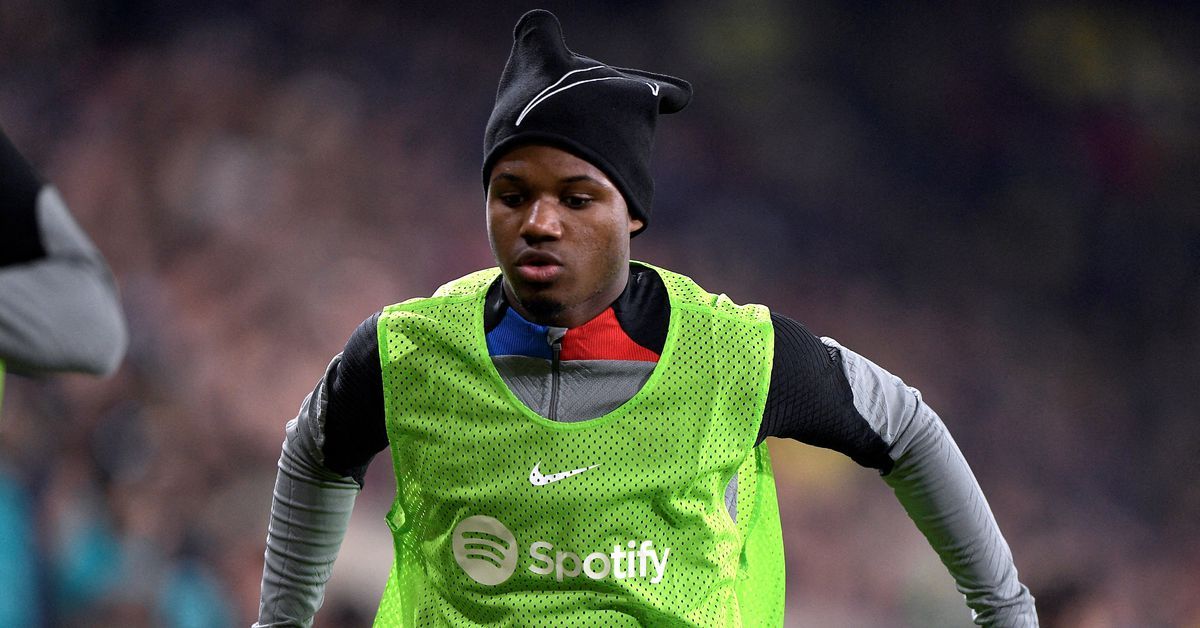 Barcelona forward Fati injured in training