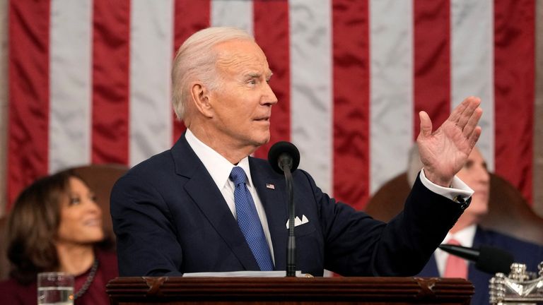 Joe Biden had vowed to work with political rivals in his latest State of Union address.