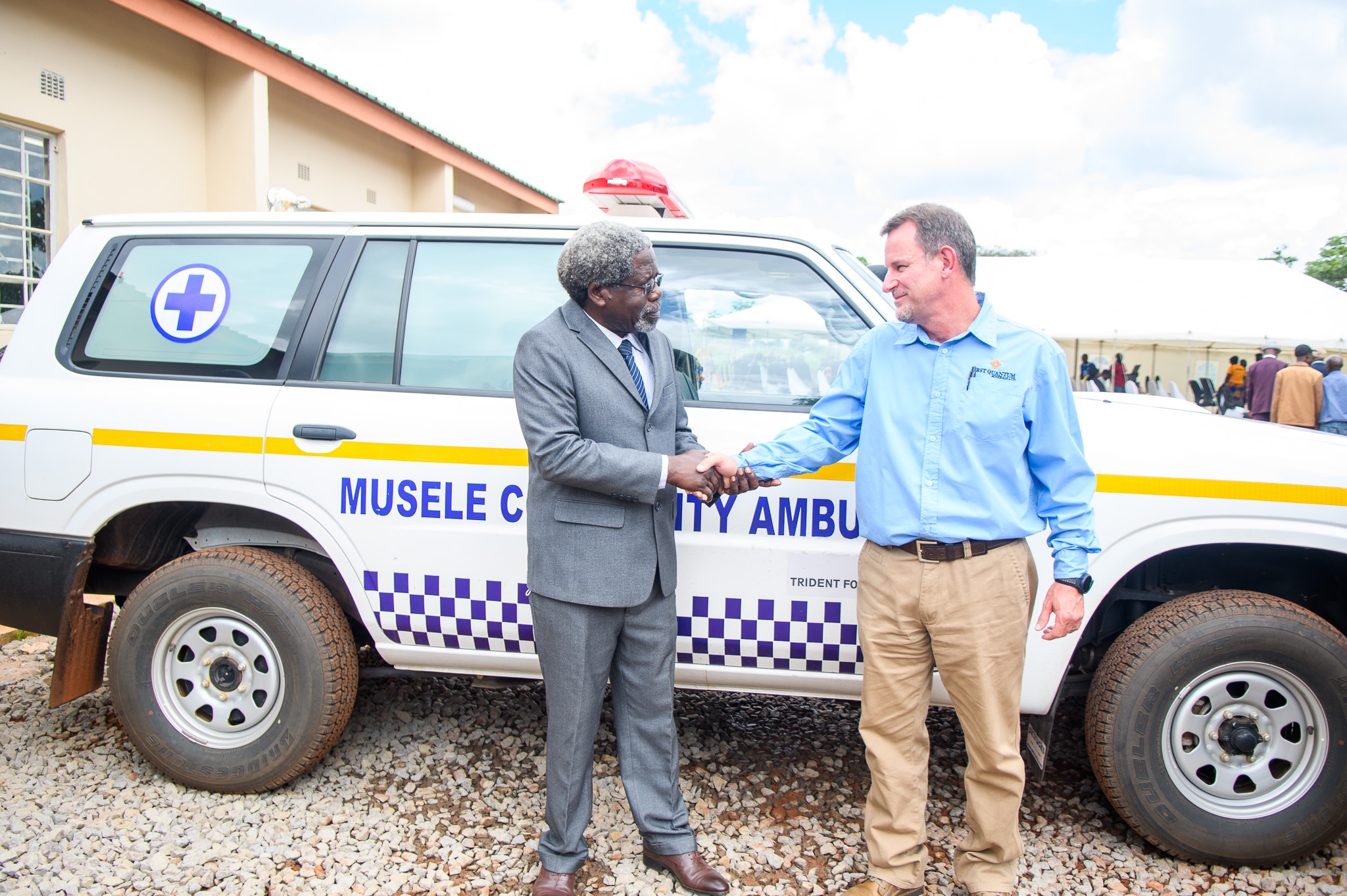 FQM Trident donates district health office, ambulance