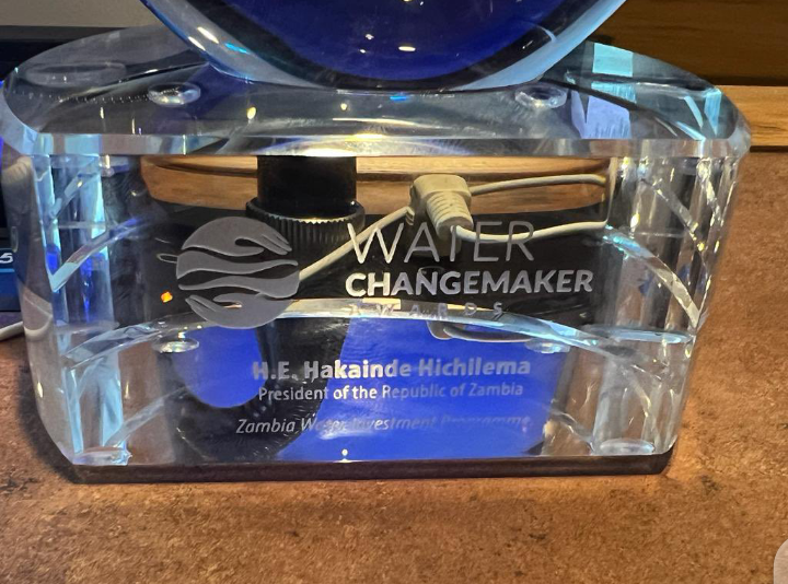 Hakainde Hichilema wins global water awards