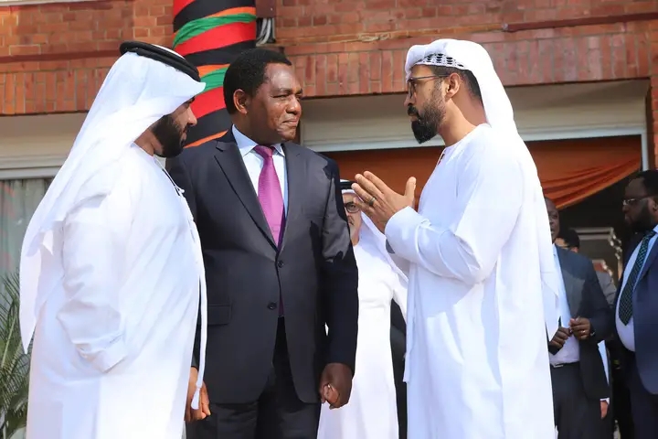 HH meets UAE business delegation 