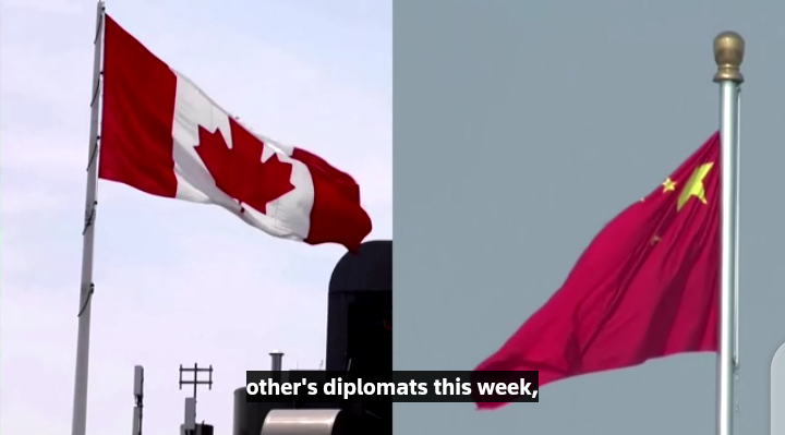 China expels Canadian diplomat in retaliatory move