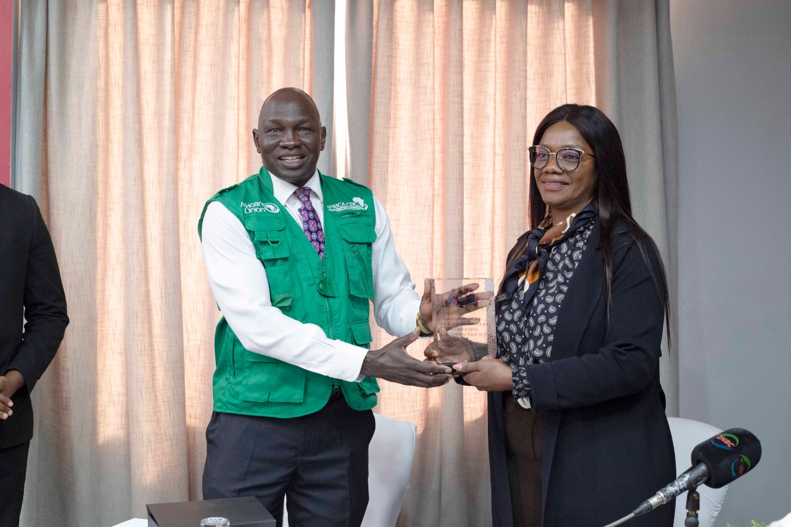 Africa CDC honors Masebo, for accepting appointment as its interim chair for the governing board