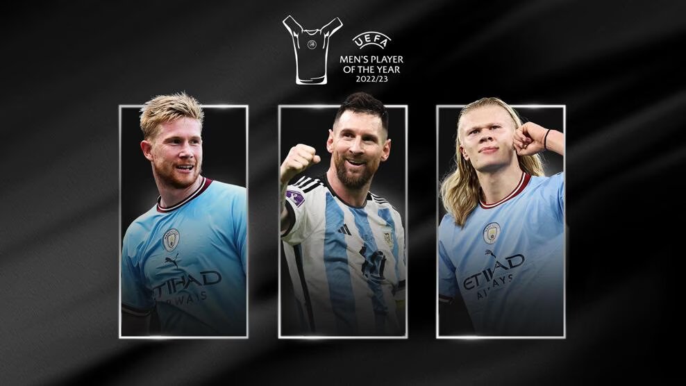 UEFA Announces Top 3 Nominees for 2022/23 Men’s Player of the Year Award