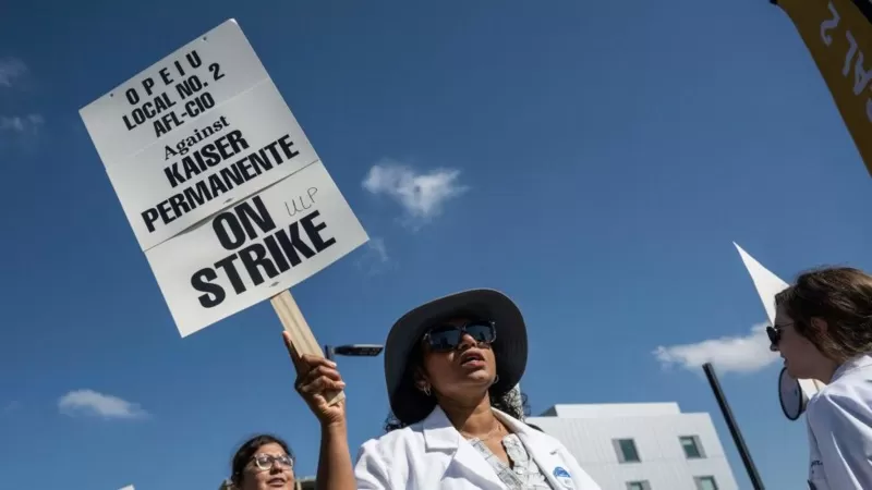 Over 75,000 US healthcare workers go on strike