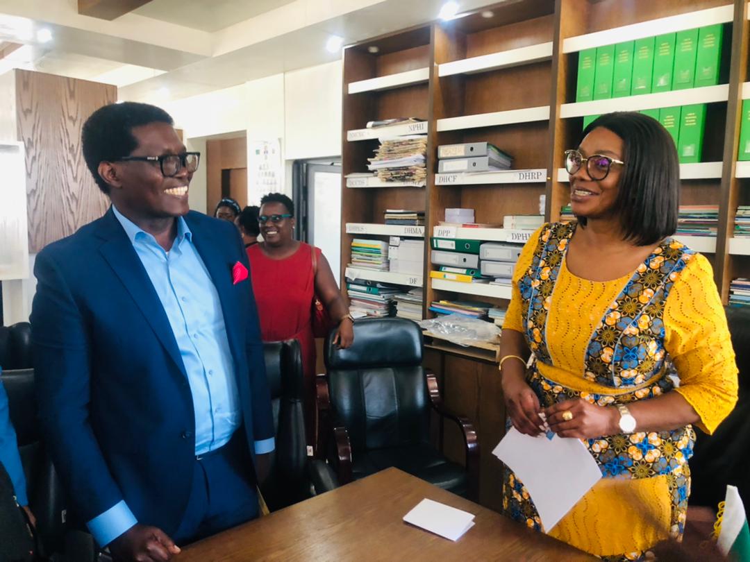 Minister of Health Extends Honored Invitation to USAID eSCMIS project for eLMIS Discussion and Orientation