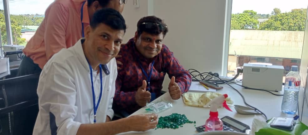 Emeralds Auction Underway in Kitwe