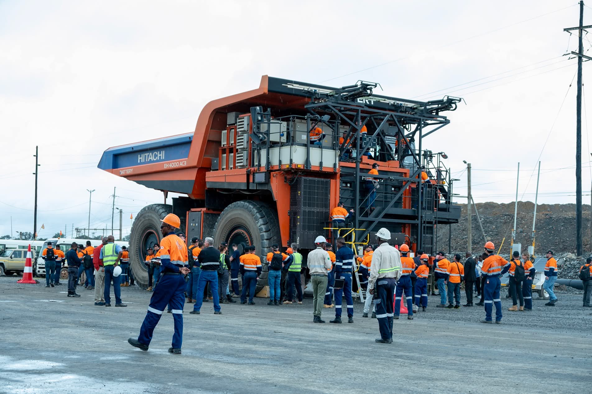 The First Ultra-Large BEV Truck Ever Built Debuts at FQM’s Kansanshi Mine