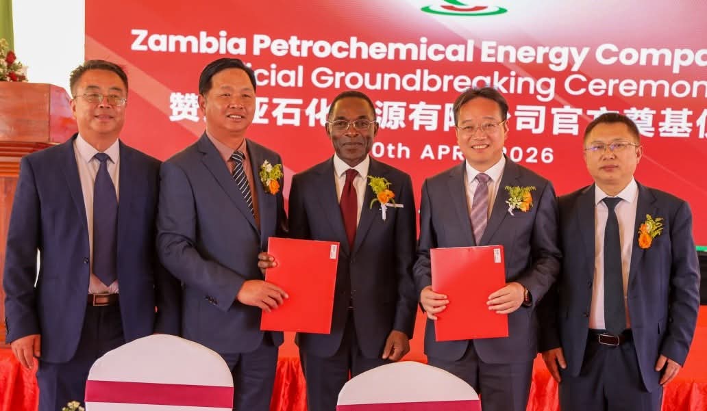 US$1.1 Billion ZPEC Oil Refinery Breaks Ground in Ndola – Zambia’s Fuel Independence Takes Off