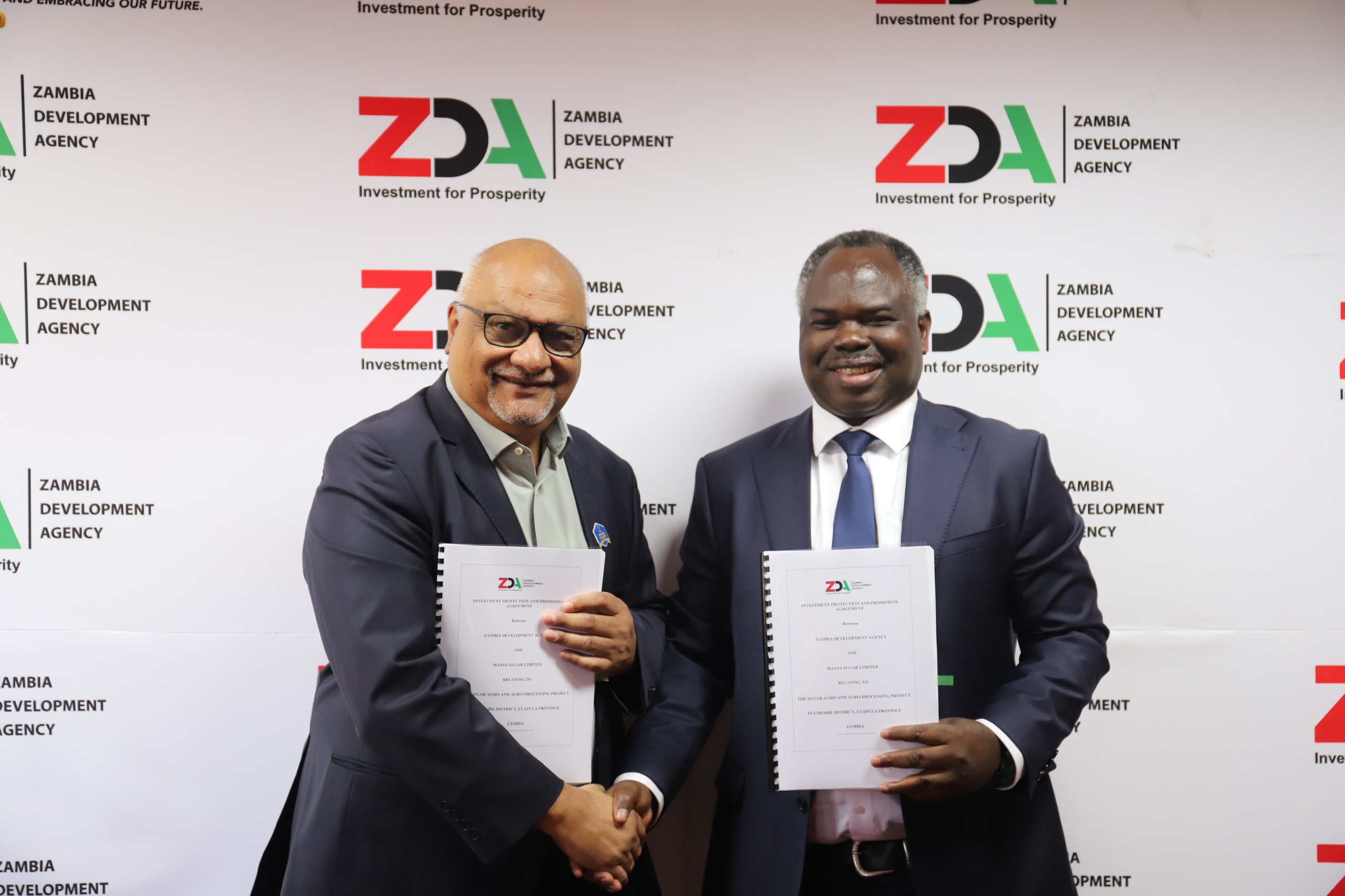 ZDA, Mansa Sugar ink $100 Million Investment Promotion