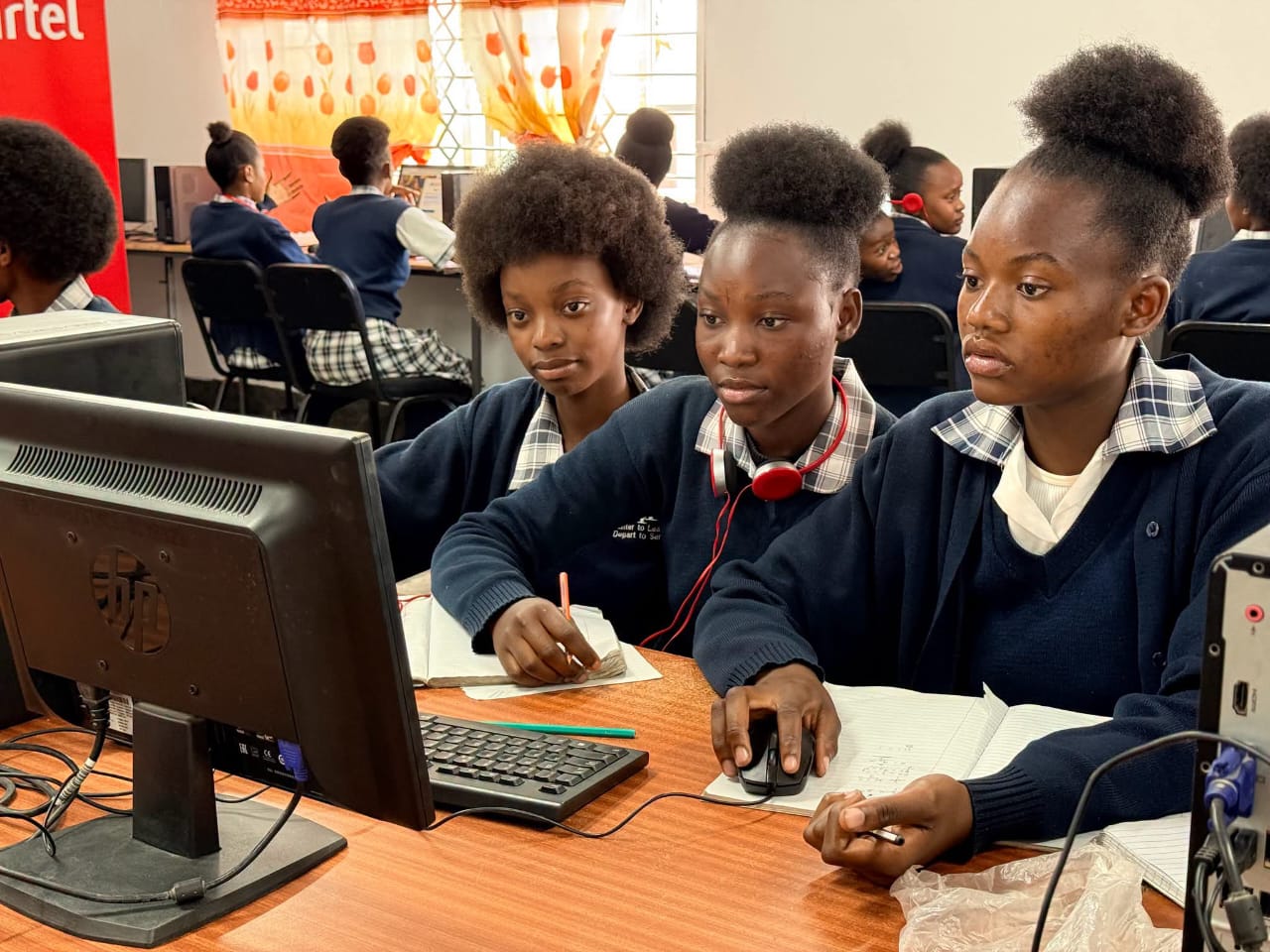 Connectivity changing classroom in Zambia